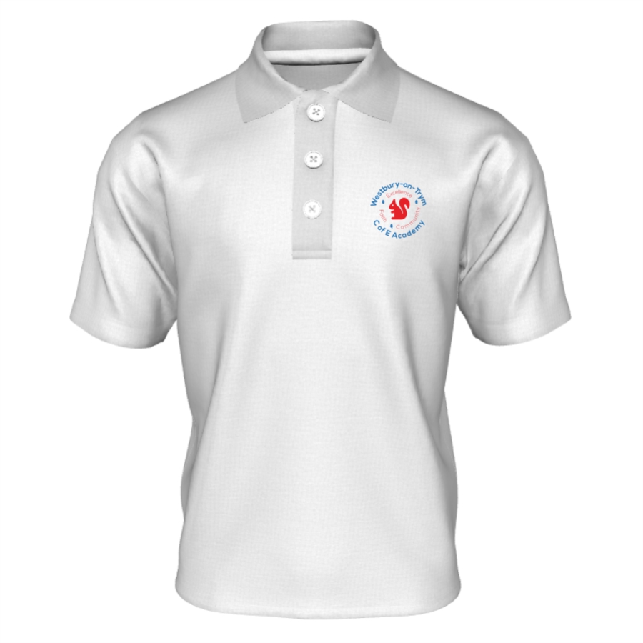 Westbury-on-Trym Academy Polo Shirt - White