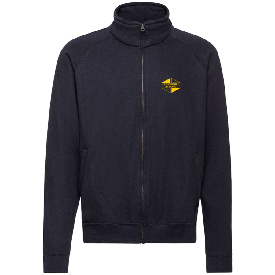 Culverhill School Full ZIpped Sweatshirt (Deep Navy)